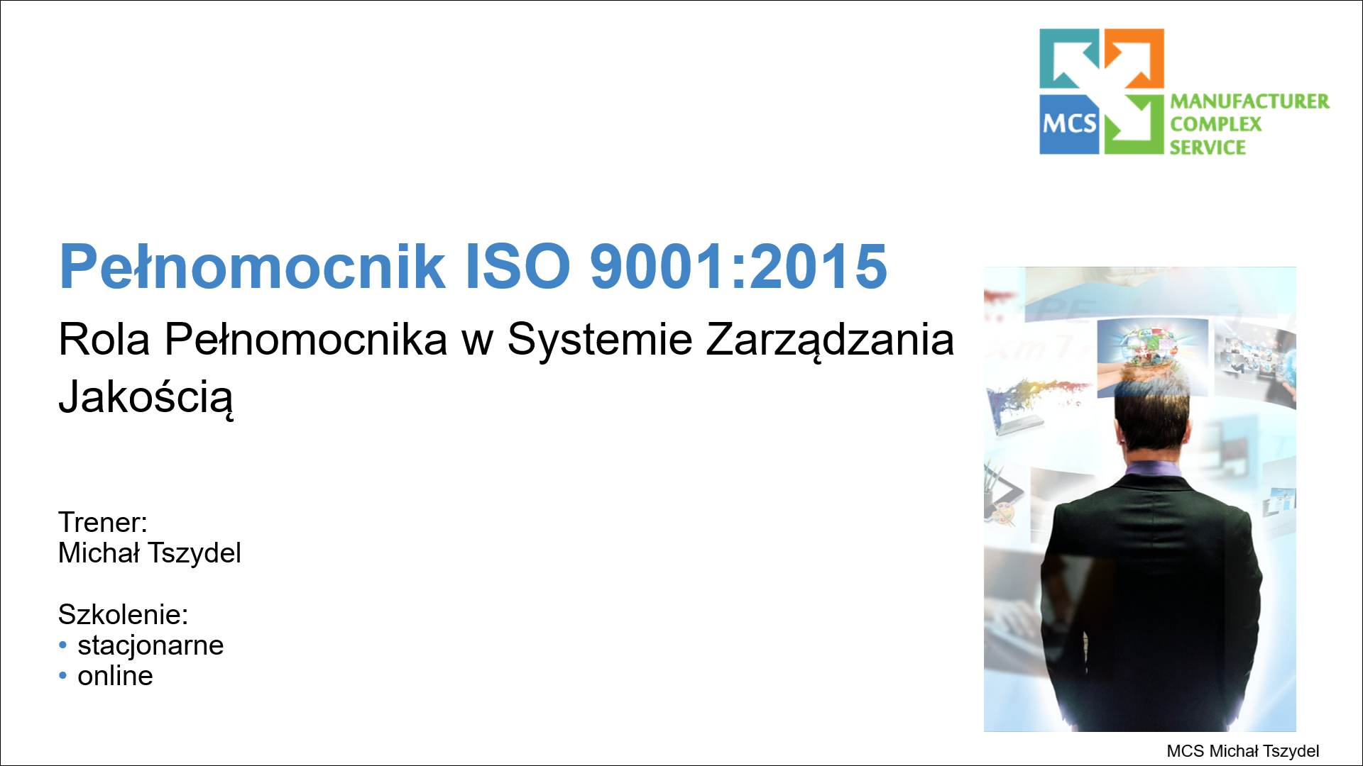 Pełnomocnik ISO 9001 2015   logo szkolenia